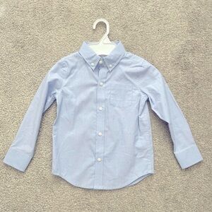 Janie and Jack Special Occasion Blue Button Down Shirt Size 3